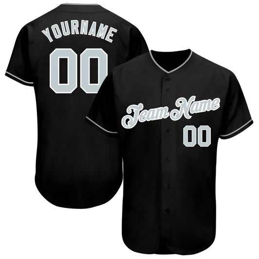 USA Baseball Jersey, Custom Black Gray White Authentic Baseball Jersey, Team Jerseys Baseball
