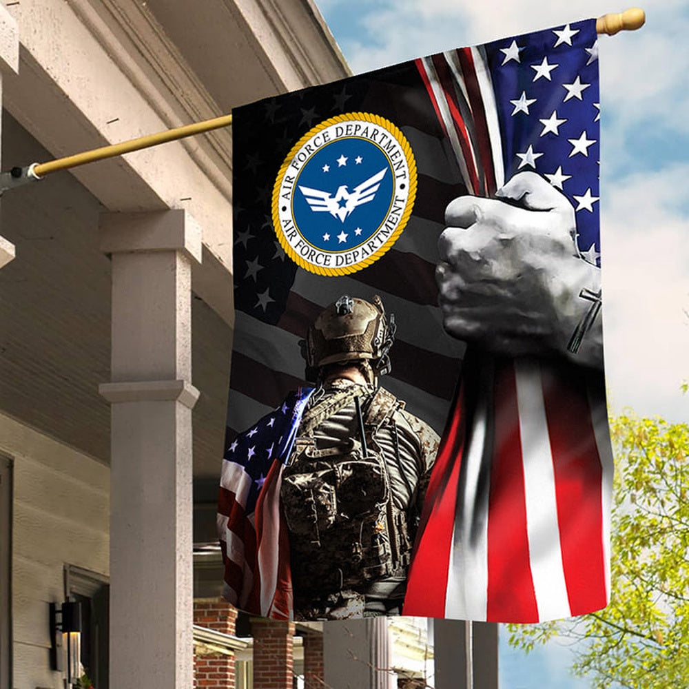 US Air Force Flag, Protect The House Air Force Flag, Military Air Force Flag, Veteran Day Gift
