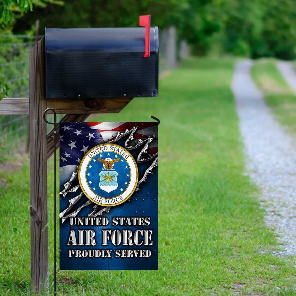 US Air Force Flag, United States Air Force Veteran Proudly Served Flag, Military Air Force Flag, Veteran Day Gift