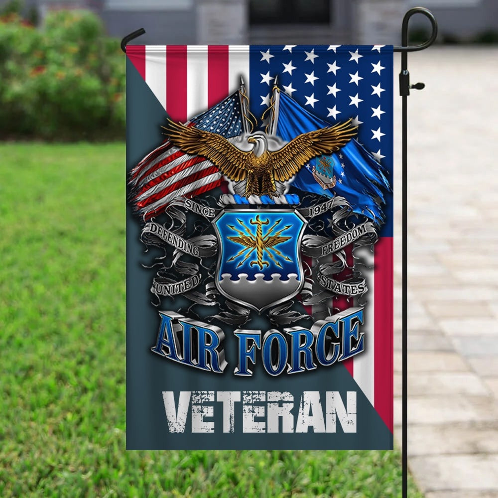 US Air Force Flag, United States Air Force Veteran Since 1947 Flag, Military Air Force Flag, Veteran Day Gift