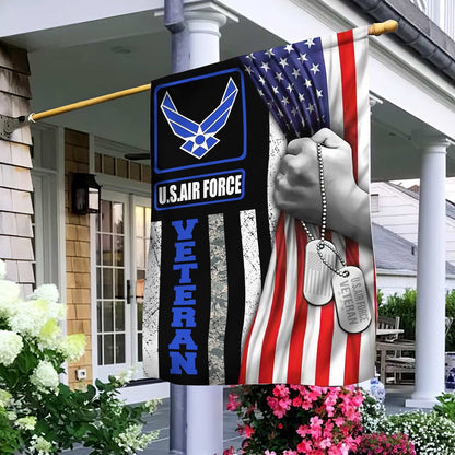 US Air Force Flag, Us Air Force Garden Flags, Veteran Garden Flag, Military Air Force Flag, Veteran Day Gift