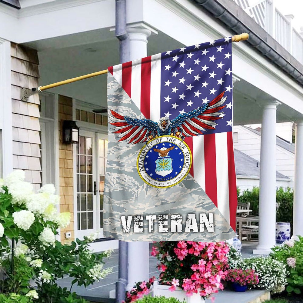 US Air Force Flag, Usaf Air Force 2 Veteran Flag, Military Air Force Flag, Veteran Day Gift