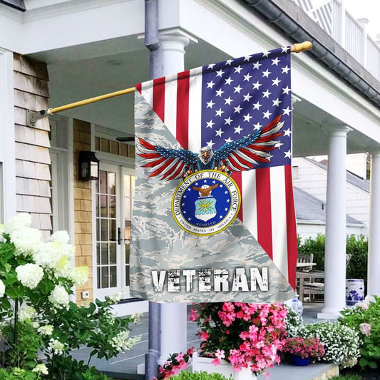 US Air Force Flag, Usaf Air Force 2 Veteran Flag, Military Air Force Flag, Veteran Day Gift