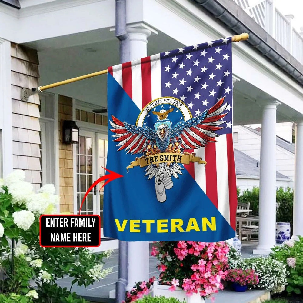 US Air Force Flag, Usaf Air Force 3 Veteran Flag, Military Air Force Flag, Veteran Day Gift