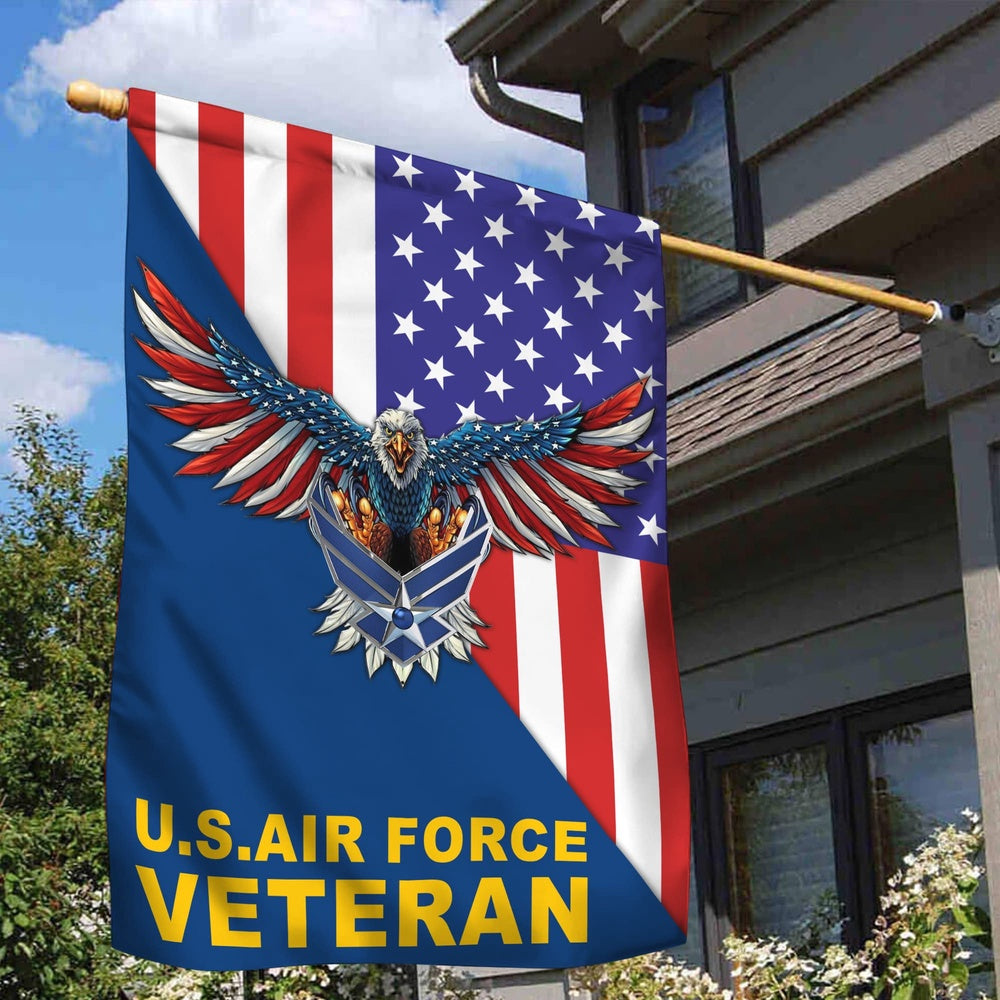 US Air Force Flag, Usaf Garden Flag, Gift For Air Force Veteran, Military Air Force Flag, Veteran Day Gift