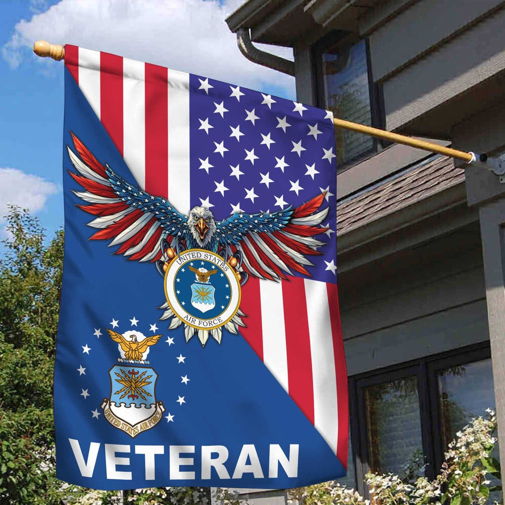 US Air Force Flag, Usaf Veteran Garden Flag, Us Air Force Garden Flag, Military Air Force Flag, Veteran Day Gift