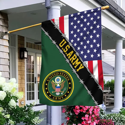 US Army Veteran Flag, Gift For Veterans Day, US Army Garden Flag, Army Retired Flag