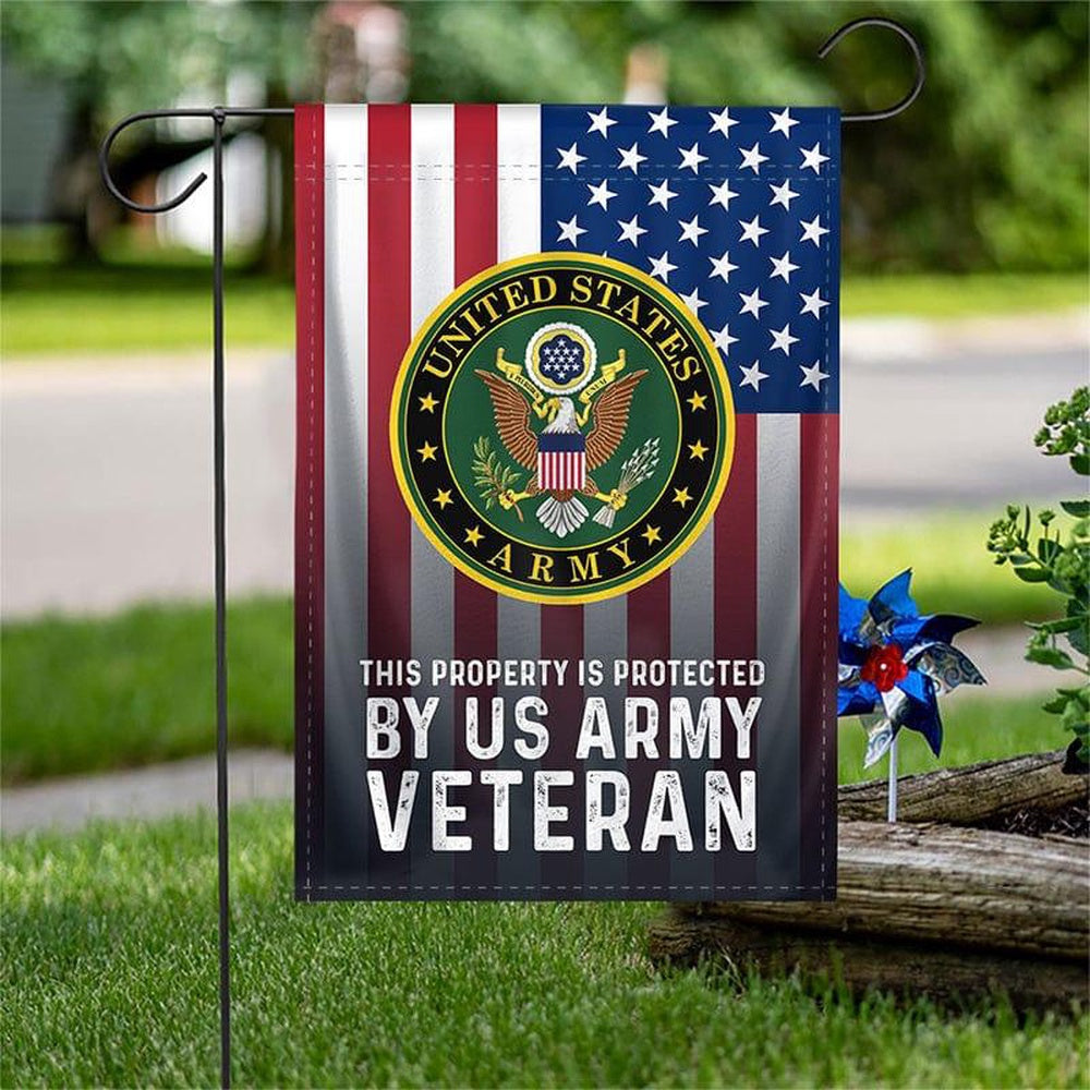 US Army Veteran Flag, I'm a veteran Army Flag, US Army Garden Flag, Army Retired Flag