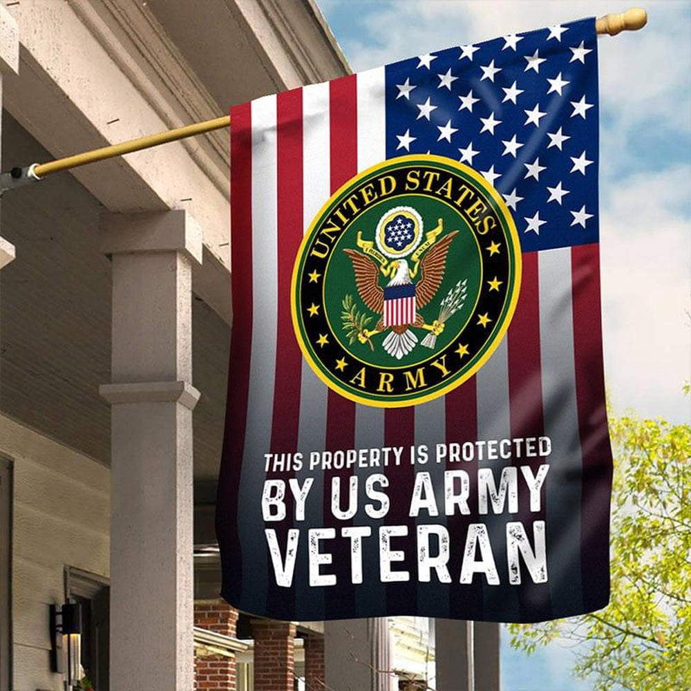 US Army Veteran Flag, I'm a veteran Army Flag, US Army Garden Flag, Army Retired Flag