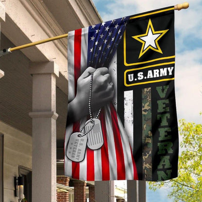 US Army Veteran Flag, I will stand for Flag, US Army Garden Flag, Army Retired Flag
