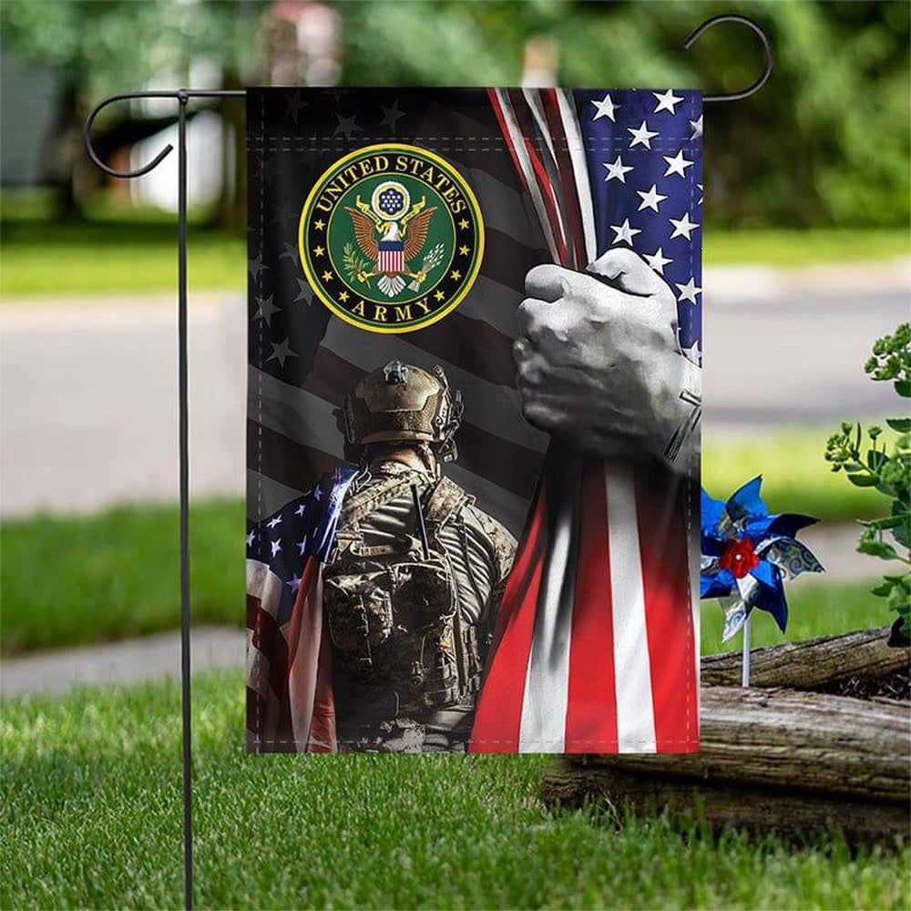 US Army Veteran Flag, Protect the house Army Flag, US Army Garden Flag, Army Retired Flag