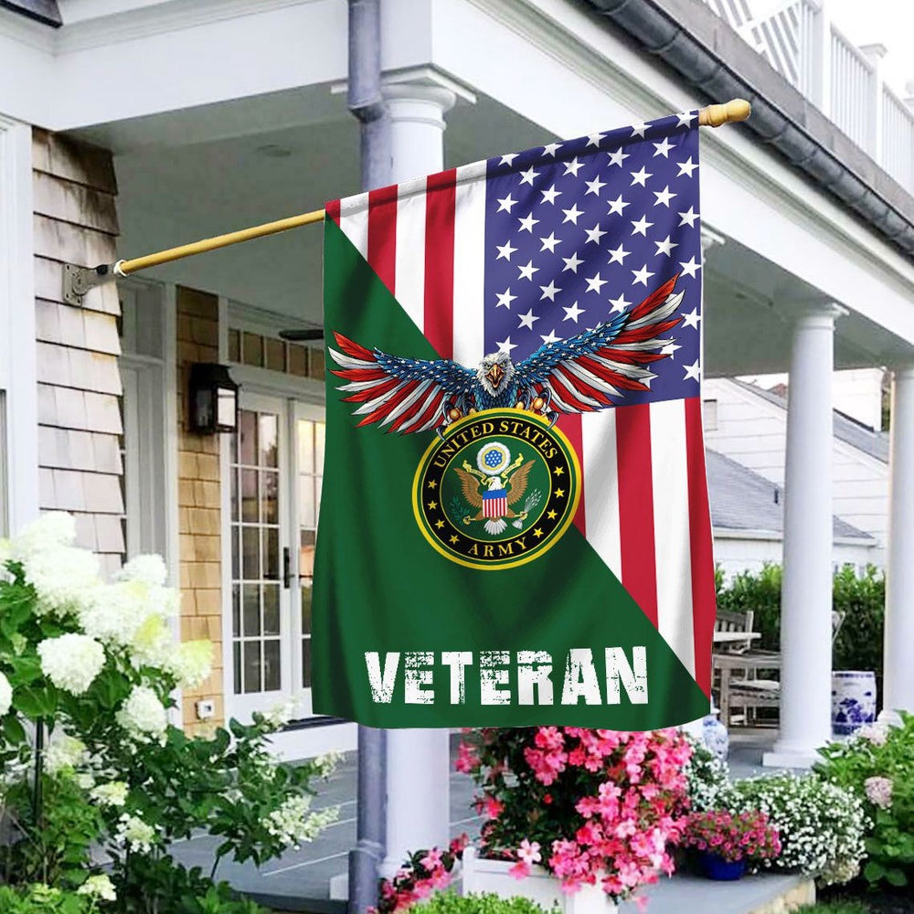 US Army Veteran Flag, US Army 11 Flag, US Army Garden Flag, Army Retired Flag