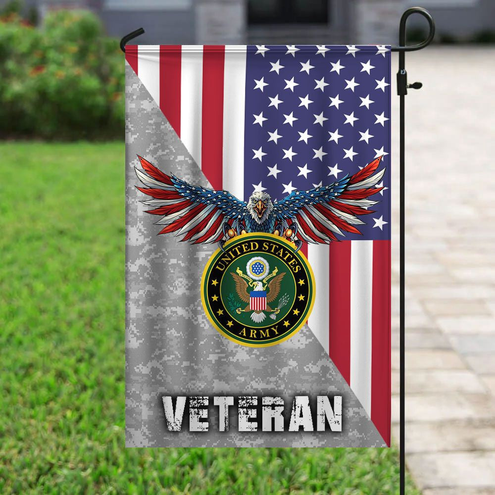 US Army Veteran Flag, US Army 1 Flag, US Army Garden Flag, Army Retired Flag