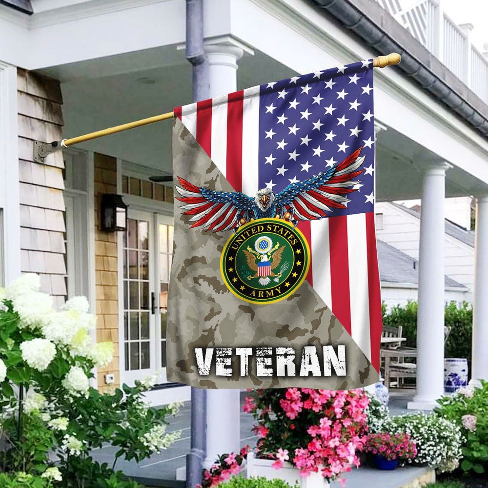 US Army Veteran Flag, US Army 1 Flag, US Army Garden Flag, Army Retired Flag