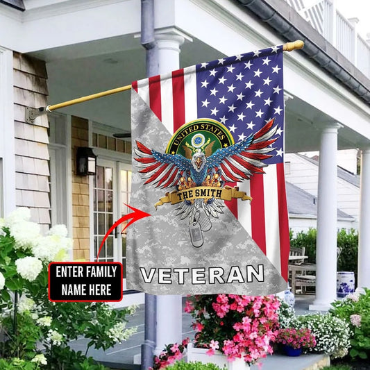 US Army Veteran Flag, US Army 2 Flag, US Army Garden Flag, Army Retired Flag