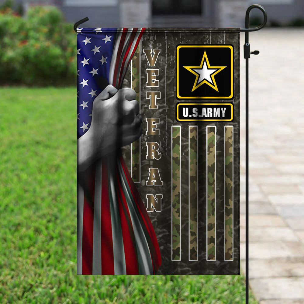 US Army Veteran Flag, US Army 3 Flag, US Army Garden Flag, Army Retired Flag