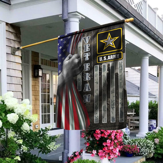 US Army Veteran Flag, US Army 4 Flag, US Army Garden Flag, Army Retired Flag