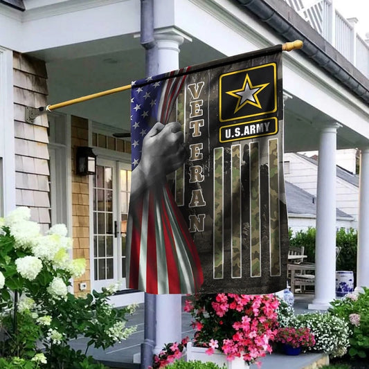 US Army Veteran Flag, US Army 5 Flag, US Army Garden Flag, Army Retired Flag