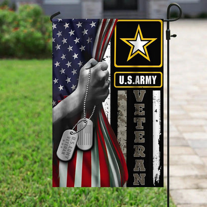 US Army Veteran Flag, US Army 8 Flag, US Army Garden Flag, Army Retired Flag