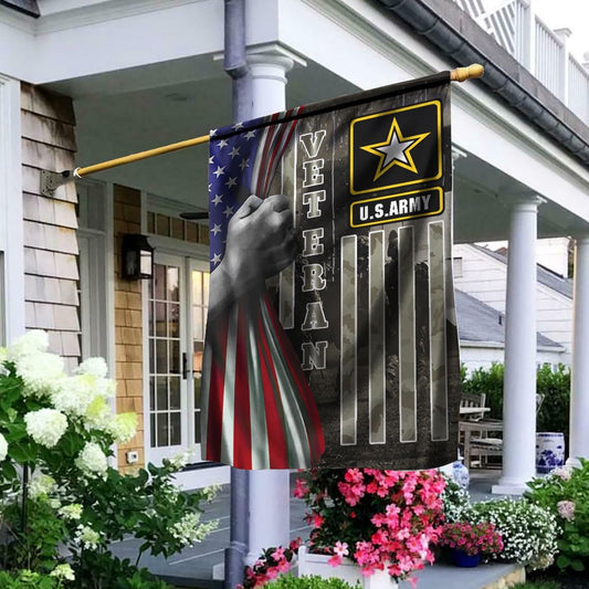 US Army Veteran Flag, US Army Flag, US Army Garden Flag, Army Retired Flag
