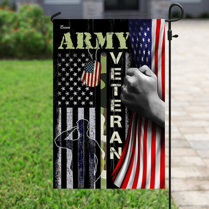 US Army Veteran Flag, US Army Garden Flag, Army Retired Flag