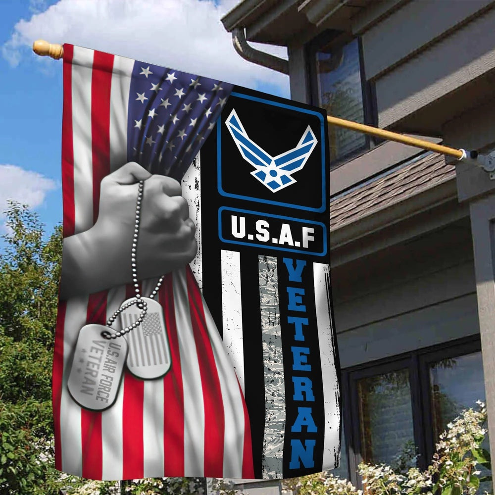 US Army Veteran Flag, Unique Multi-services American Veteran Flag, US Army Garden Flag, Army Retired Flag