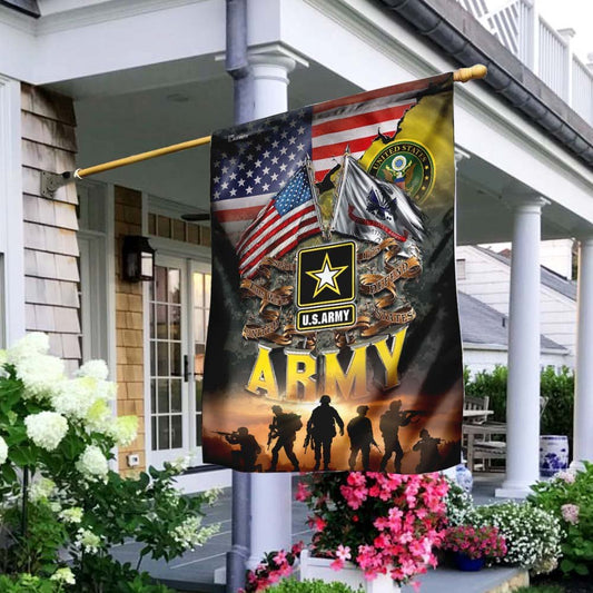 US Army Veteran Flag, United States Army America Flag, US Army Garden Flag, Army Retired Flag