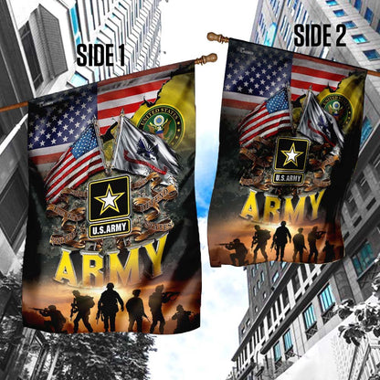 US Army Veteran Flag, United States Army America Flag, US Army Garden Flag, Army Retired Flag