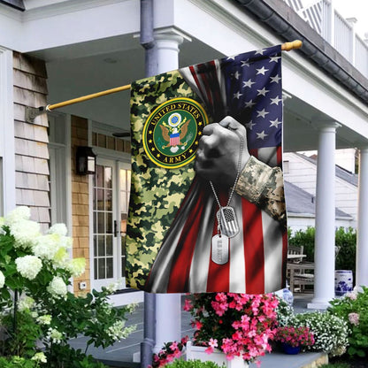 US Army Veteran Flag, United States Army American Flag, US Army Garden Flag, Army Retired Flag