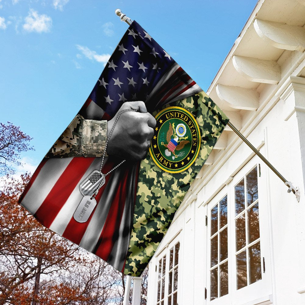 US Army Veteran Flag, United States Army American Flag, US Army Garden Flag, Army Retired Flag