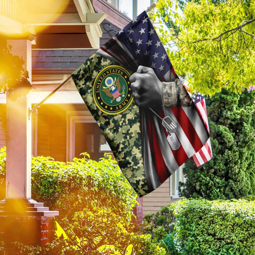 US Army Veteran Flag, United States Army American Flag, US Army Garden Flag, Army Retired Flag