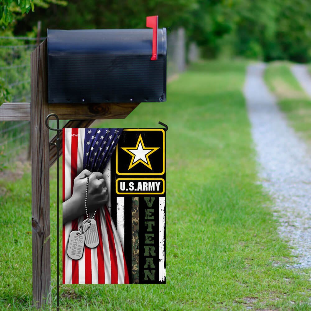 US Army Veteran Flag, United States Army Veteran America Flag, US Army Garden Flag, Army Retired Flag