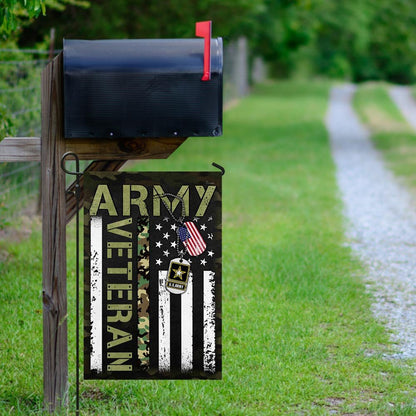 US Army Veteran Flag, United States Army Veteran Flag, US Army Garden Flag, Army Retired Flag
