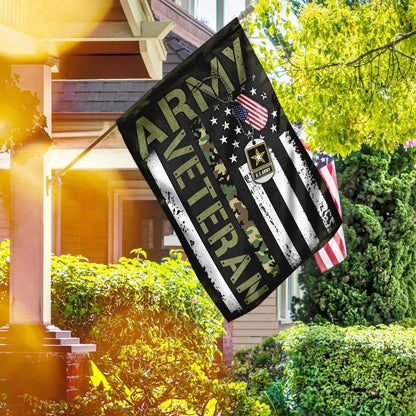 US Army Veteran Flag, United States Army Veteran Flag, US Army Garden Flag, Army Retired Flag