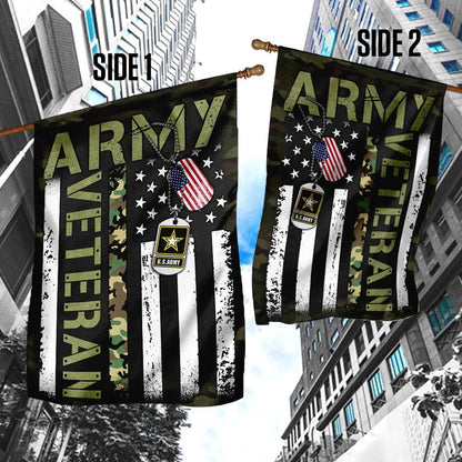 US Army Veteran Flag, United States Army Veteran Flag, US Army Garden Flag, Army Retired Flag