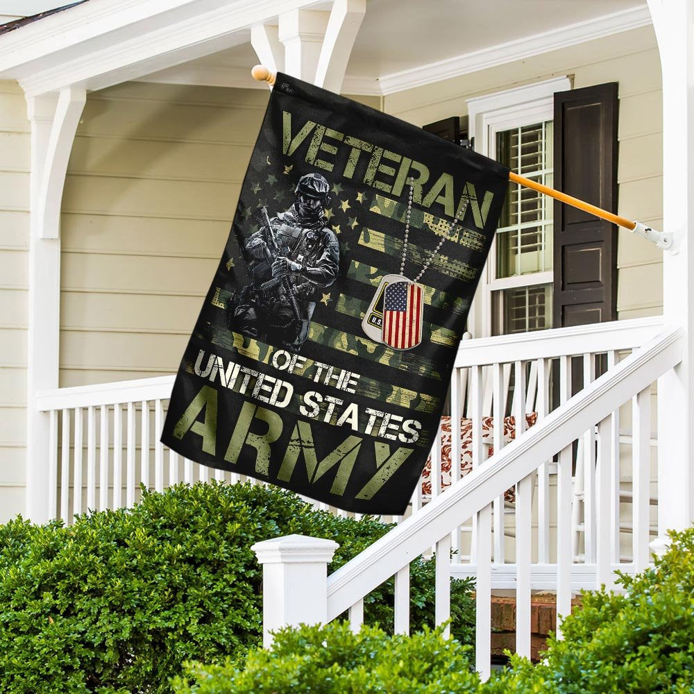 US Army Veteran Flag, Veteran of the United States Army Flag, US Army Garden Flag, Army Retired Flag