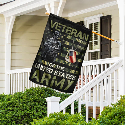 US Army Veteran Flag, Veteran of the United States Army Flag, US Army Garden Flag, Army Retired Flag