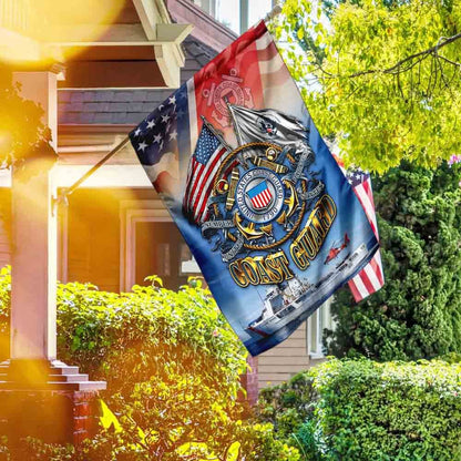 US Coast Guard Flag, United States Coast Guard Flag, Coastal American Flag, Veteran Day Gift