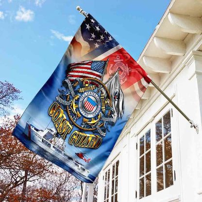 US Coast Guard Flag, United States Coast Guard Flag, Coastal American Flag, Veteran Day Gift