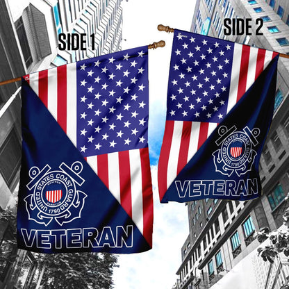 US Coast Guard Flag, United States Coast Guard Veteran American Flag, Coastal American Flag, Veteran Day Gift