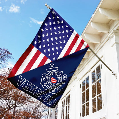 US Coast Guard Flag, United States Coast Guard Veteran American Flag, Coastal American Flag, Veteran Day Gift