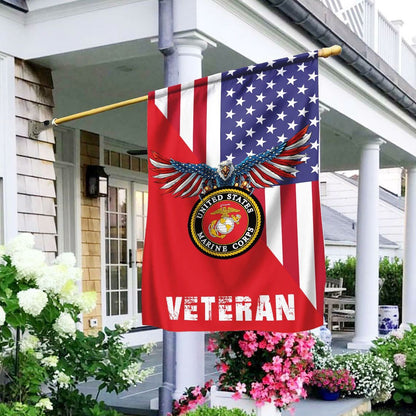US Marine Corps Flag, US Marine 3 Flag, US Marine Garden Flag, Veteran Garden Flags