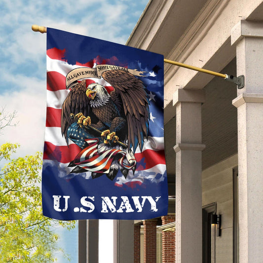 US Navy Veteran Flag, All Gave Some Some Gave All Us Navy Veteran American Flag, US Navy Garden Flag, US Veteran Flag, Veteran Day Gift