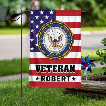 US Navy Veteran Flag, American Forces Navy Flag, US Navy Garden Flag, US Veteran Flag, Veteran Day Gift