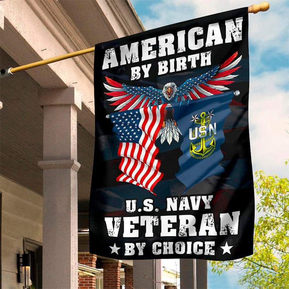 US Navy Veteran Flag, Army Symbol Navy Flag, US Navy Garden Flag, US Veteran Flag, Veteran Day Gift