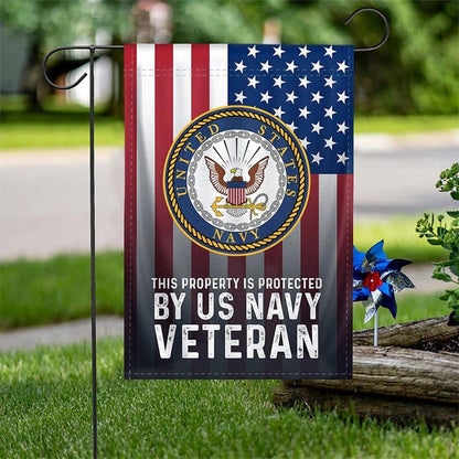 US Navy Veteran Flag, I'M A Veteran Navy Flag, US Navy Garden Flag, US Veteran Flag, Veteran Day Gift