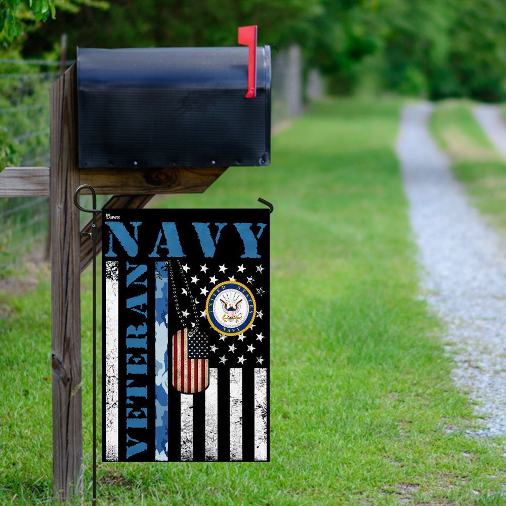 US Navy Veteran Flag, Navy Veteran Flag, US Navy Garden Flag, US Veteran Flag, Veteran Day Gift