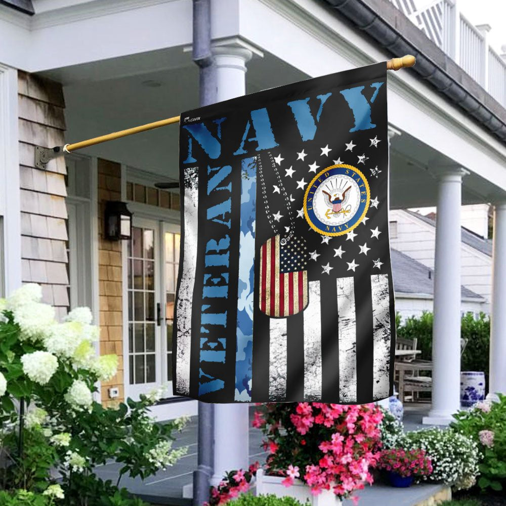 US Navy Veteran Flag, Navy Veteran Flag, US Navy Garden Flag, US Veteran Flag, Veteran Day Gift