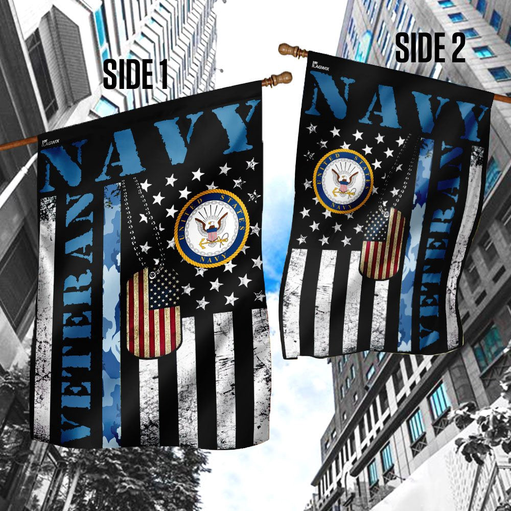 US Navy Veteran Flag, Navy Veteran Flag, US Navy Garden Flag, US Veteran Flag, Veteran Day Gift