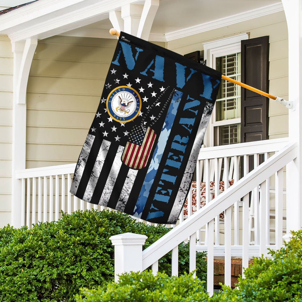 US Navy Veteran Flag, Navy Veteran Flag, US Navy Garden Flag, US Veteran Flag, Veteran Day Gift